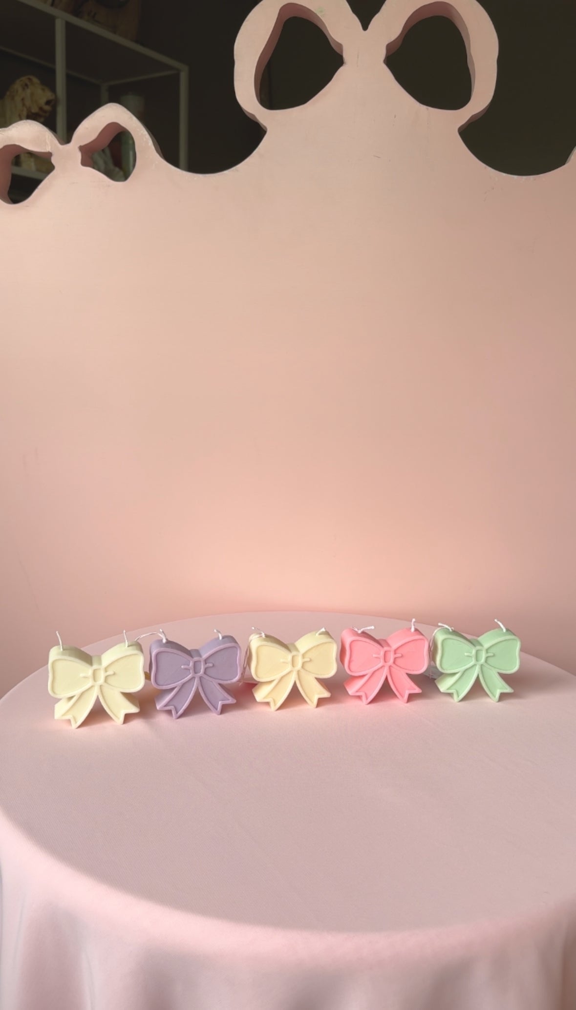 Wholesale - Just a Girl - Bow Aesthetic Candle - Case of Six (6)