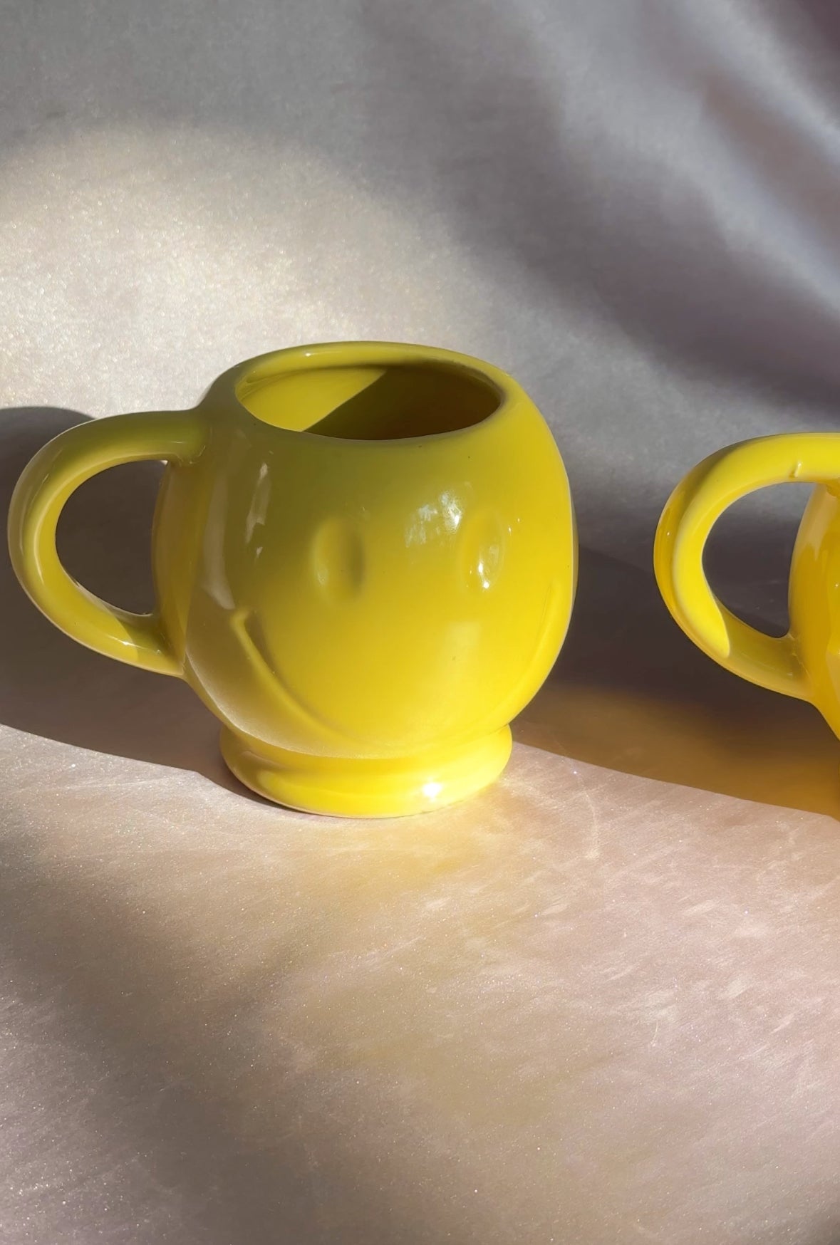 1970’s Vintage McCoy Yellow Smiley Face Mug