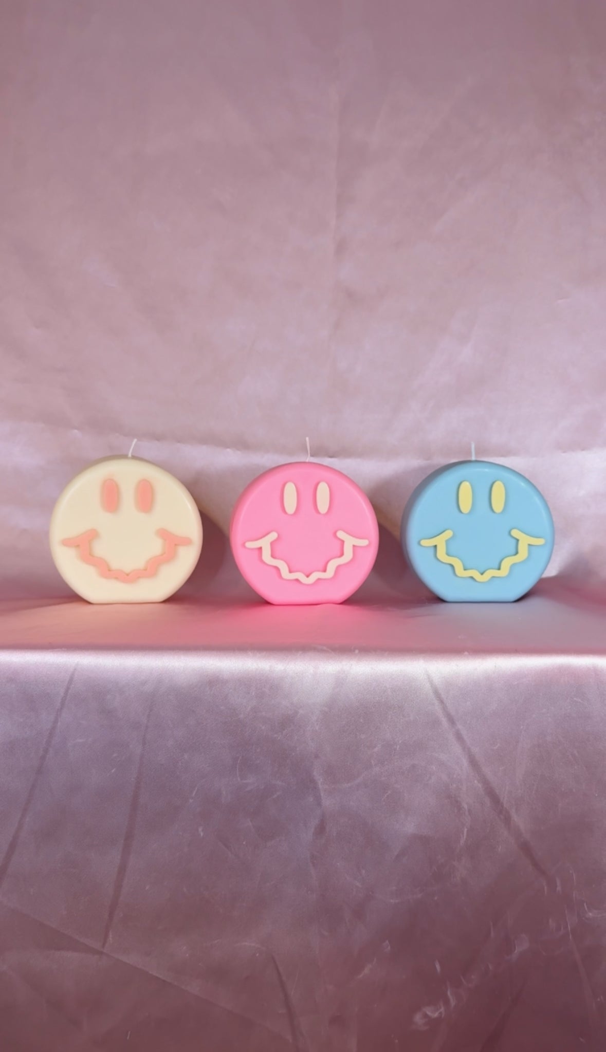 Wholesale - Psychedelic Smiley - Smiley Face Aesthetic Candle - Case of Six (6)