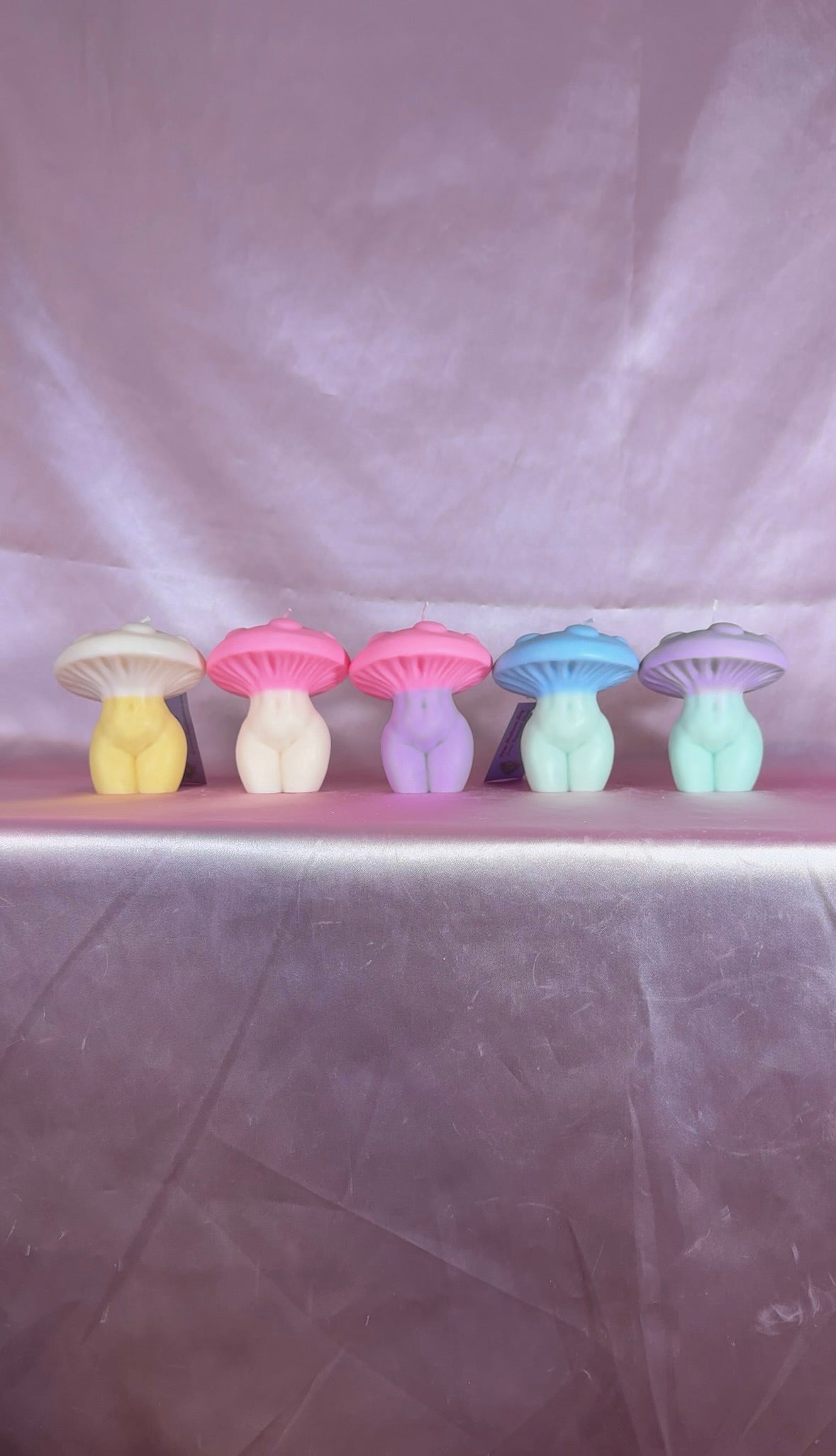 Wholesale - Mushroom Girly - Large - Mushroom Woman Aesthetic Candle - Case of Six (6)