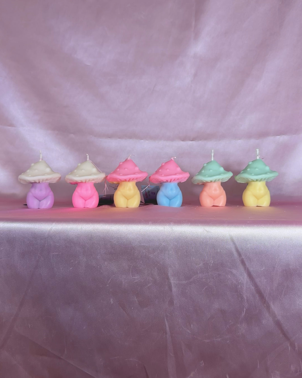 Wholesale - Mushroom Girly - Medium - Mushroom Woman Aesthetic Candle - Case of Six (6)