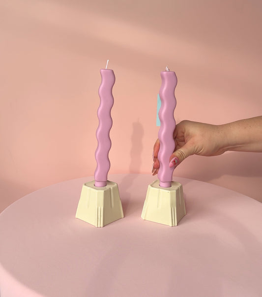 Squiggle Stick - Squiggly Aesthetic Candlestick