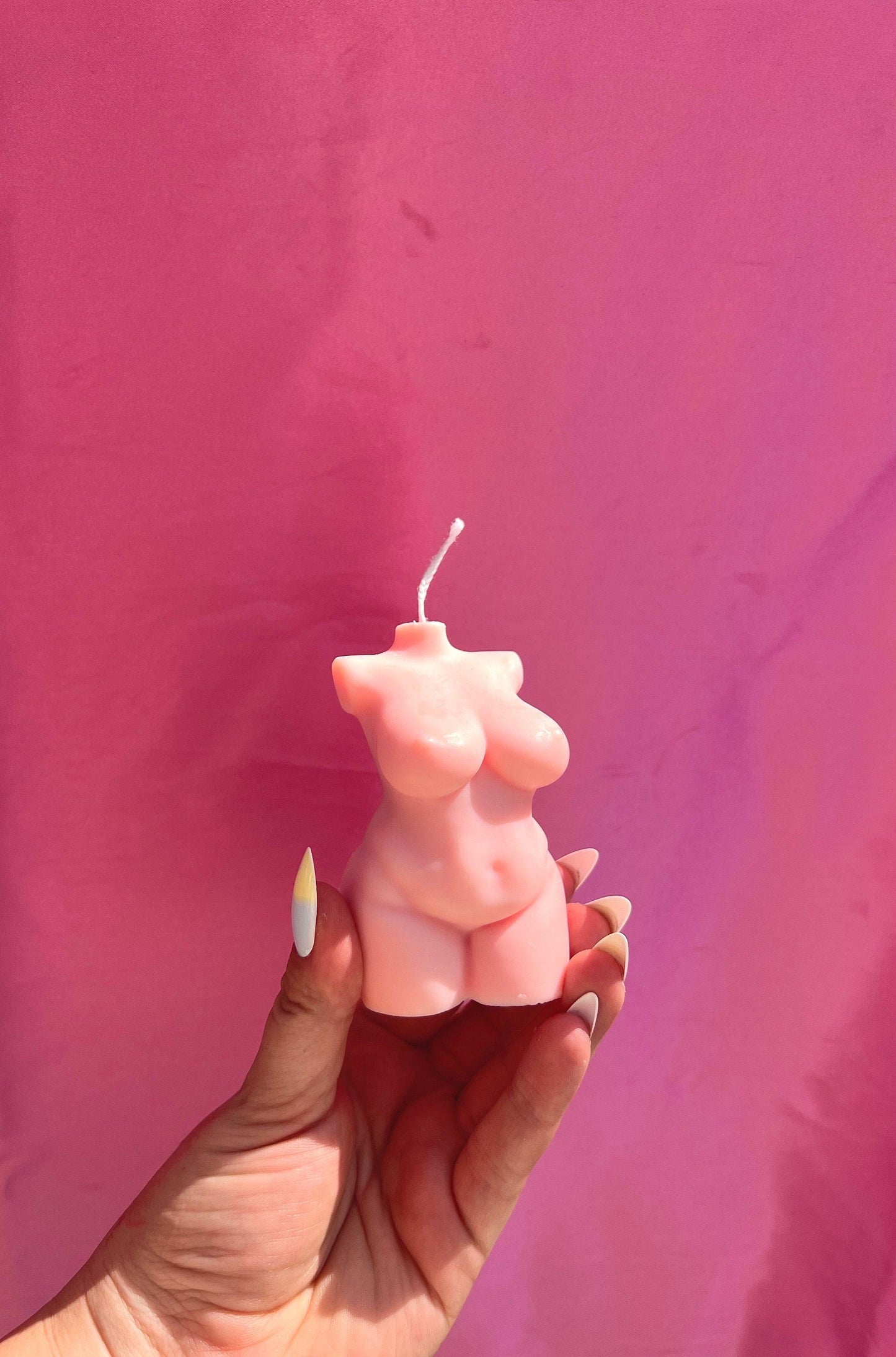 Wholesale - Goddess - Small - Curvy Female Form Nude/Naked Body Aesthetic Candle - Case of Six (6)