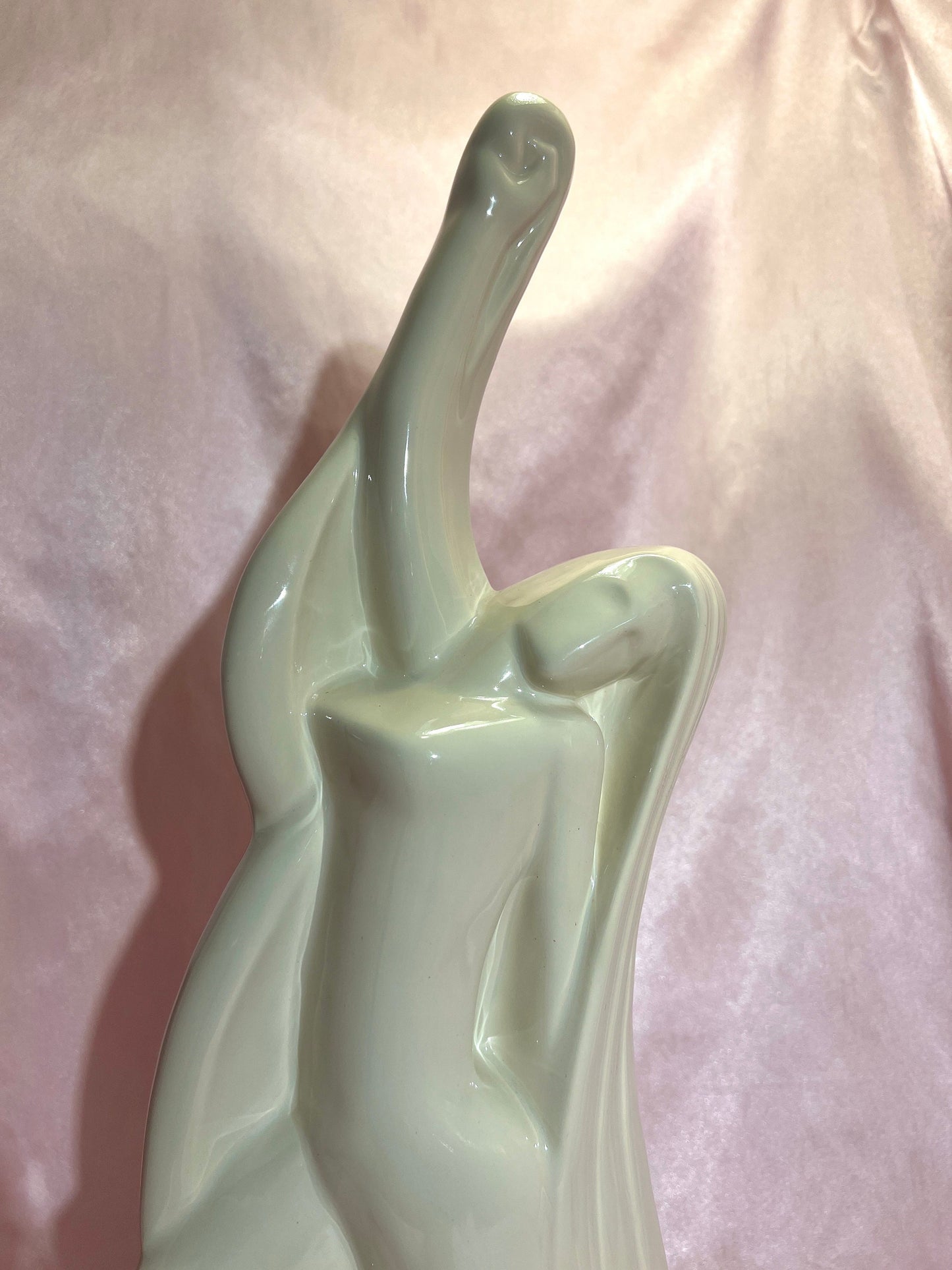 Large 24” Vintage 1980's Royal Haeger Pottery Ceramic Sculpture of a Woman