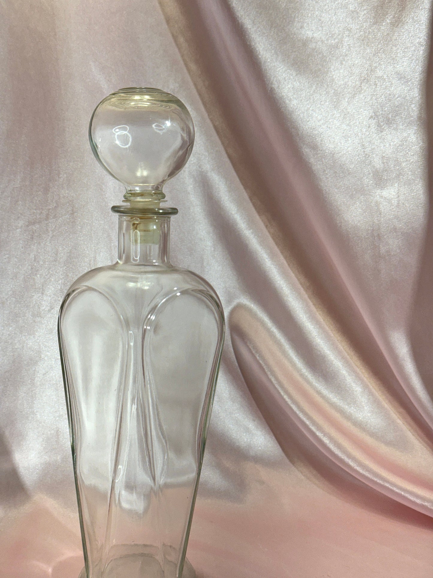 Vintage Mid Century Modern Glass Decanter